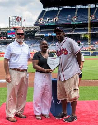 We are very proud of Randy G. Gibbs w/Engel & Voelkers Intown Atlanta and his recognition by the NPU-V and Atlanta Braves Organization!