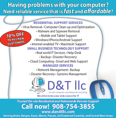 D&T On-Site Computer Network Consulting