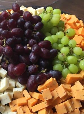 $40 cheese tray with a welted grape. Please pay attention to detail.