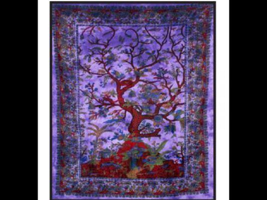 Cotton "Tree of Life" Tapestry