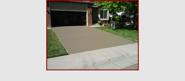 Concrete - driveways, sidewalks, patios, garage & basement floors.  RV pads. Concrete & masonry contractor in Metro Denver for 30+ years.