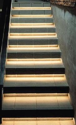 Under the stairs LED lighting