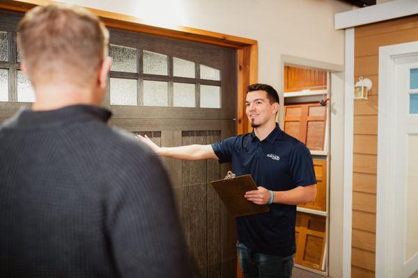 Come check out the Front Range Raynor garage door showroom!