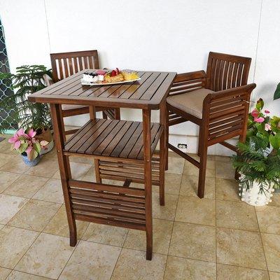 Riviera Wood High Bar Set