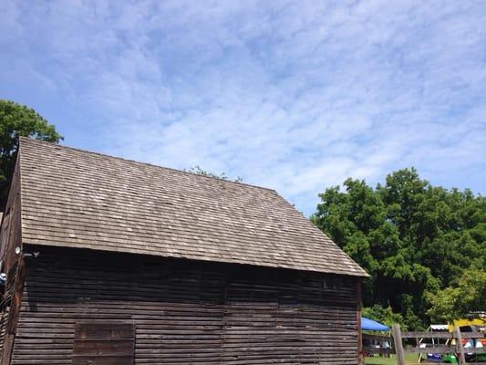 Big barn plus sunny day