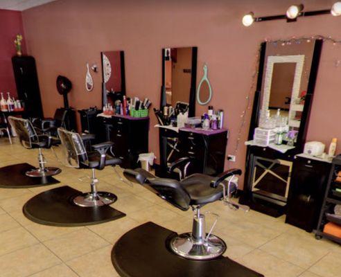 Salon styling stations