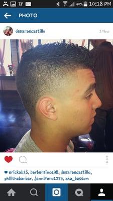 Done by your barber Desarae 505-234-4223