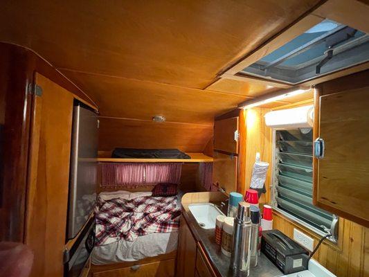 Vintage restored Shasta.  Glamping at its finest.  Circa early 60's?