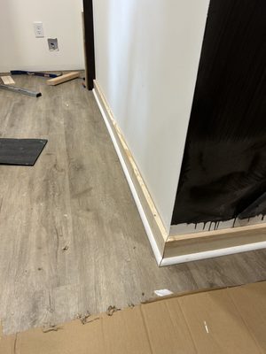 Baseboard Molding installation