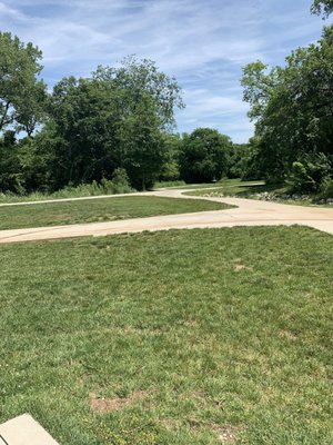 Entrance to walking trail