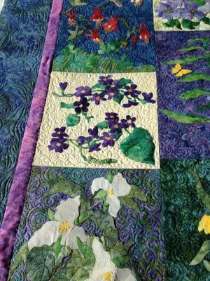 This quilt was designed of McKenna Ryan. Gorgeous to quilt for my client! Thank You!