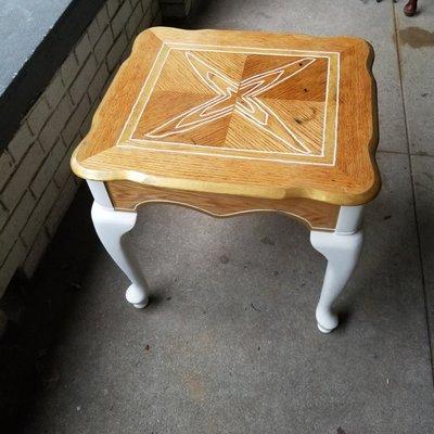 Refinished end table