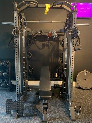 Each studio is complete with strength, balance and high-intensity equipment - with this Cage System anchoring each one.