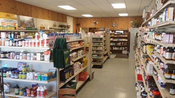 The inside of the store.