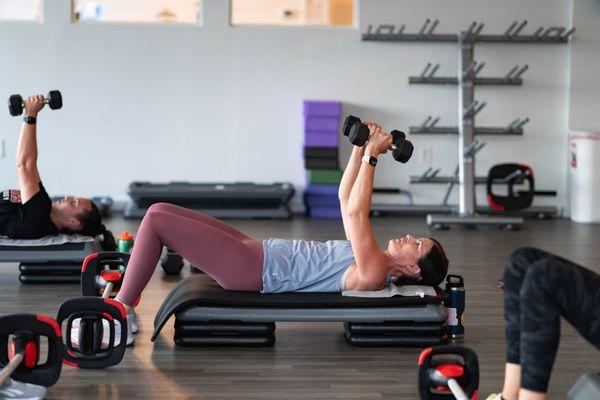 Inside Haddonfield Fitness, a boutique fitness studio in Cherry Hill, New Jersey.