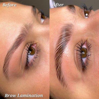 Brow Lamination Available