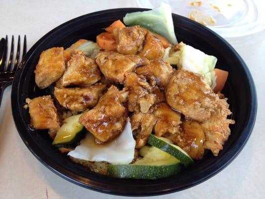 Chicken teriyaki bowl with quinoa