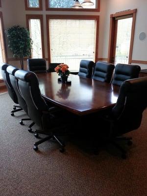 Our conference room is available to our business partners for signings, clock hour classes, meetings, open houses and more!