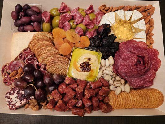 Salami & cheese platter