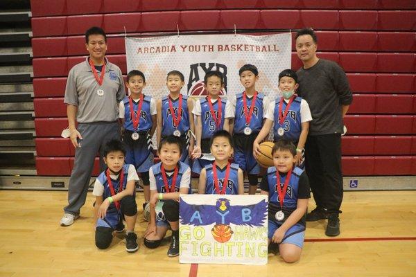 3rd/4th Grade Division 2nd Place - Fighting Hawks