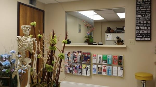 Beautiful Quiet Waiting Area.