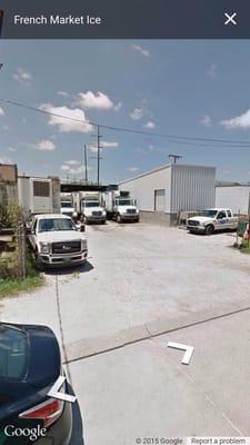 Business has no signage. May look closed when trucks are not in the yard. Duplantis Ice is the business name.