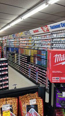 Fastener aisle