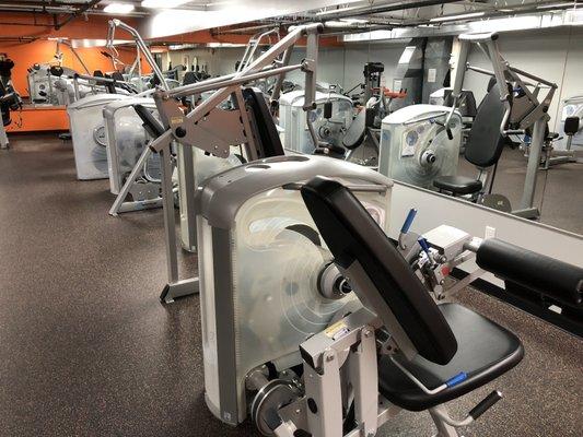 At Four Seasons Fitness we even have a private women's workout room.