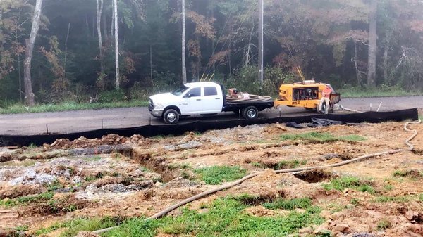 Truck and pump