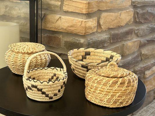 Authentic Tohono baskets--very nice!