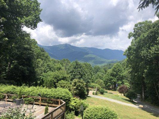 Daytime view from the main lodge.