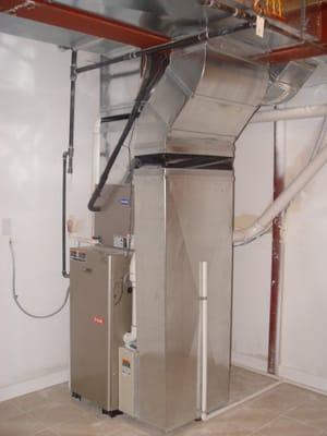 Bryant Forced Air Furnace AC Unit