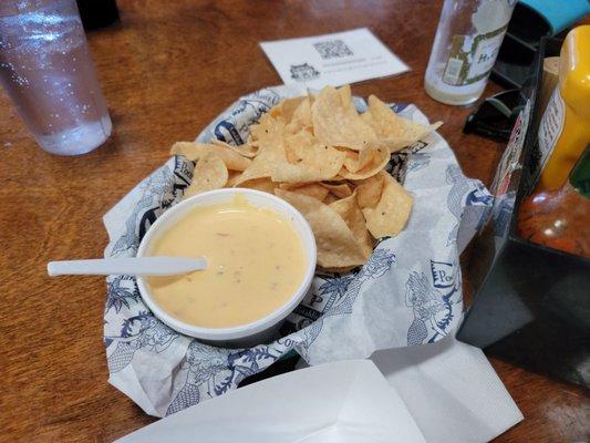 Chips and queso.