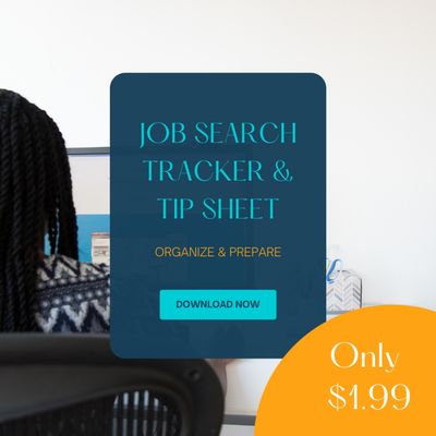 A job search tracker log and tip sheet!