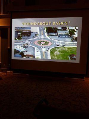 Here for a lecture about Roundabouts.