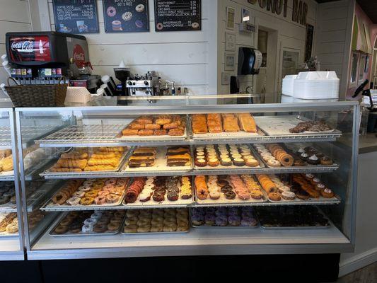 Large selection of yeast, cake, fritters and hand pies