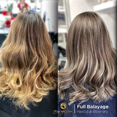 Full Balayage, Haircut & Blow-dry - By Bego