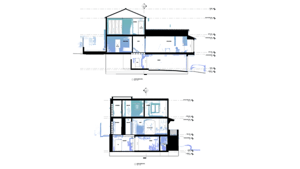 Sections directly from a point cloud