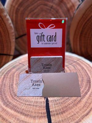 Tossin Gift cards for the kids to play on the 25 arcade games and use for snacks.