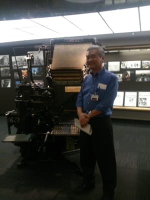 D. Kunitomi, great tour guide & 38 year veteran w/ the LA Times, a veritable font of knowledge about it's history, traditions, culture.