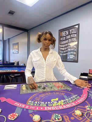 Do you want to learn to be a casino dealer? Call 228-207-5257 for more information.