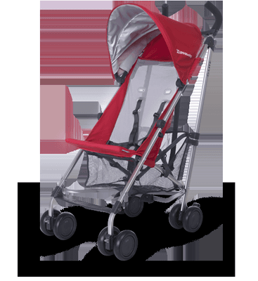 Our new Uppababy umbrella strollers are perfect for strolling around town.