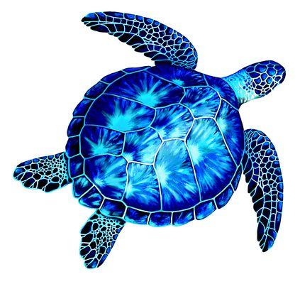 Porc-Blue sea turtle