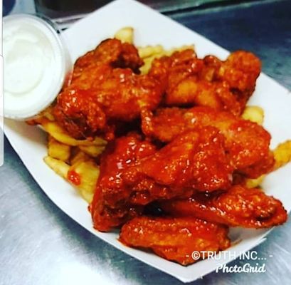 Hot & Spicy Juicy Buffalo Wings...