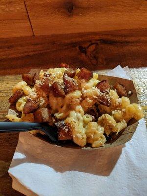 Bacon sausage Mac and cheese