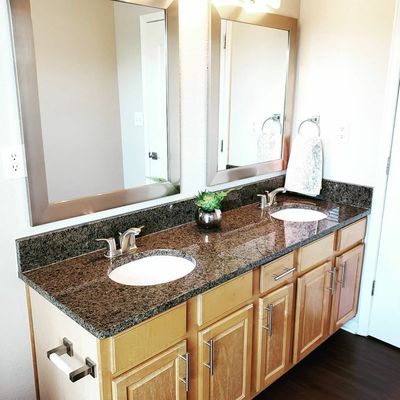 three bedroom guest bathroom!