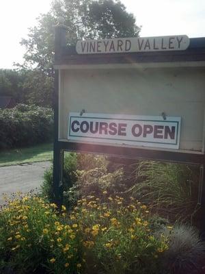 Course open