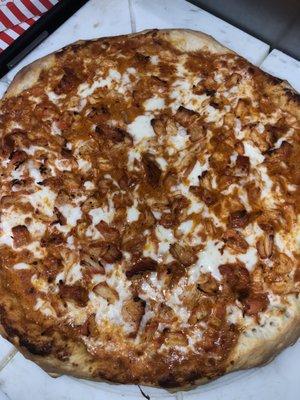 Butter chicken pizza