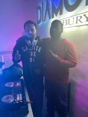 Djay shaka alongside hot 93.7 very own DJ billy busch