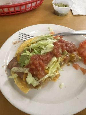 $5 guacamole tostada